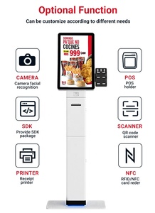 Curved Receipt <b>Printer</b> Barcode Reader Pos Termina Kiosk Price Checker Kiosk - Product Image 6