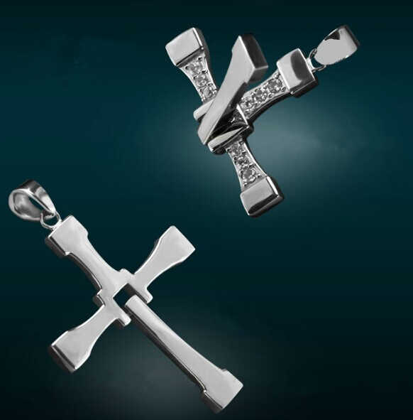 Toretto Necklace Fast Furious Cross Necklace Pendant Jewelry Vin