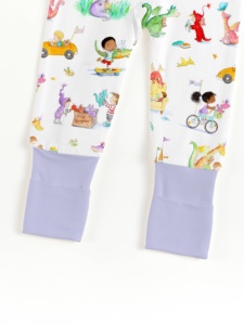 Tutine Miozing per Neonata con Stampa Dinosauro, in Bambù e Spandex, per Tutte le Stagioni, con Cerniera a Doppio Senso, Ecologiche e Traspiranti - Disponibili - Product Image 5
