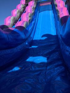 Toboggan aquatique gonflable violet de 27 pieds de haut avec glissière et piscine, toboggan aquatique extérieur <span class=keywords><strong>pour</strong></span> adultes et enfants - Product Image 3