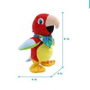 Juguete de Peluche Electrónico de Periquito Blanco, Divertido, con Grabación de Voz, <span class=keywords><strong>Canciones</strong></span> y Bailes, 31-50 cm - Product Image 6