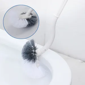 High-quality Toilet Brush No Dead Angle Wall-mounted Household Toilet Cleaning Tool Wash Toilet S-shaped Curved Brush