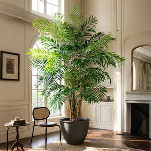 Palmera Artificial, Planta Artificial de Bambú, Planta Verde con Maceta <span class=keywords><strong>para</strong></span> Decoración Interior y <span class=keywords><strong>Exterior</strong></span> - Product Image 2