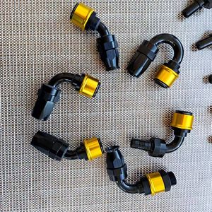 Conectores de Manguera de Liberación Rápida y Engarzado AN4 AN6 AN8 AN10 AN12 de 45, 90 y 180 Grados - Product Image 5