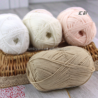 Fil mélangé 5 brins en coton recyclé/acrylique, écologique, pour tricot à la main, idéal pour pulls, bonnets, chaussettes, écharpes et couvertures pour poupées au crochet
