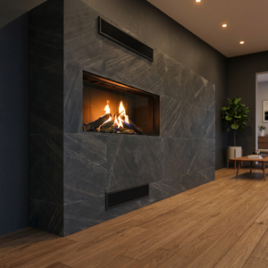 Revêtement mural extérieur en pierre mince stratifiée haute pression, aspect ardoise, disponible en formats 61x122cm et 122x244cm, blocs - Product Image 6