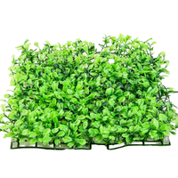 Rumput plastik buatan persegi 9 inci, untuk dekorasi akuarium air tawar hijau/air asin tangki ikan tropis 8 Pcs