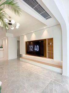 Balom Customized Floating Wooden <strong>TV</strong> Console Light Luxury Wall-Mounted Storage Cabinet for Living Room <strong>Decoration</strong> - Product Image 1