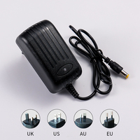 Adaptateur secteur mural ESANN AC/DC 12V 2A avec protection contre les surcharges, en ABS, 50-60Hz