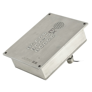 Téléphone SIP anti-violence en acier inoxydable avec clavier complet et protection anti-explosion pour usine pharmaceutique et usine chimique - Product Image 5
