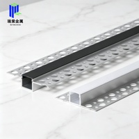 Profilé en aluminium pour bande LED, pour plafond et cloison sèche, vente en gros d'usine