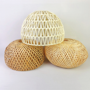 <span class=keywords><strong>Abat</strong></span>-<span class=keywords><strong>jour</strong></span> en rotin de bambou moderne, style côtier, écologique, en fibres naturelles, pour hôtels, maisons ou magasins - Product Image 1