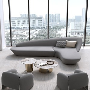 U Shape Hotel <b>Sofa</b> Set Art Design Durable Versatile For Reception And Sales <b>Office</b> - Product Image 3
