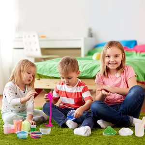 Trẻ Em Của Thân Thiện Với Môi DIY Playdough Slime Khoa Học Thí Nghiệm Đồ Chơi Thiết Lập Handmade Pha Lê Bùn Bọt Keo Nhựa Mô Hình Đất Sét - Product Image 2