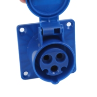 Prise industrielle Nuoqiya, robuste, sans mise à la terre, étanche IP44, 220V 16A, encastrée
