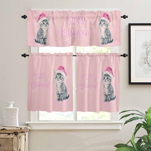Venta al por mayor 3 uds oscurecimiento cocina nivel <span class=keywords><strong>cortinas</strong></span> cortas ventana <span class=keywords><strong>cortinas</strong></span> <span class=keywords><strong>para</strong></span> el café baño dormitorio <span class=keywords><strong>cortinas</strong></span> sala de estar - Product Image 5