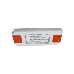 led adapter 12v 24v constant voltage super thin led driver 15w slim ac dc power supply for led light