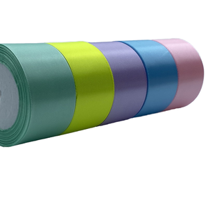 Chất lượng cao 2 inch satin Ribbon CuộN tùy chỉnh Polyester cá nhân gói quà logo in bán buôn vải - Product Image 2