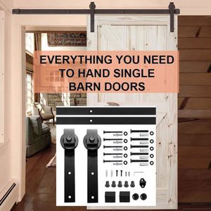 Herrajes para Puertas Corredizas de Granero de Madera, Diseño Moderno, de Latón y Acero, de Alta Calidad y Durabilidad, Directo de Fábrica, para Cocina Exterior - Product Image 3