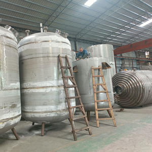 Réservoir de réacteur à double enveloppe avec condenseur, ligne de production de granulés de colle thermofusible, réacteur de résine insaturée - Product Image 5