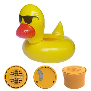 IPX7防水黄鸭音箱充气玩具浮水池蓝牙音箱