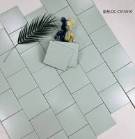 Meilleures ventes - Carrelage mural en céramique de couleur unie mate pour intérieur, 150x150 mm, 9 mm, pour cuisine, salle de bain et murs décoratifs