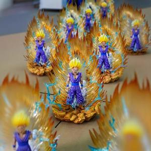 Para JT Super Two Gohan PVC escala 1:36 gran doble cabeza tallada doble cuerpo reemplazable animación luminosa adornos de <span class=keywords><strong>mano</strong></span> - Product Image 3