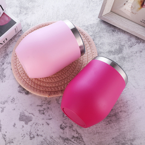 Gobelet isotherme en acier inoxydable de 12 oz pour vin et café, avec couvercle, idéal pour les fêtes et les cadeaux d'affaires - Product Image 5