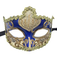 Haut de gamme fait à la main petite beauté Venise balle masque épaissi mascarade masque usine en gros en plastique
