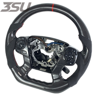 Pour Toyota LC300 200 79 Camry Landcruiser FJ Style Sport Volant en Cuir Fibre de Carbone Intérieur de Voiture Personnalisable
