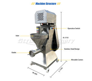 Rectificadora automática de puré de patatas de alta calidad, máquina para hacer pasta de ajo y jengibre - Product Image 2