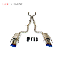 ING pour Lexus RCF 5.0 Catback système d'échappement tuyau en acier inoxydable avec silencieux à soupape vente chaude pièces de réglage de Performance automatique