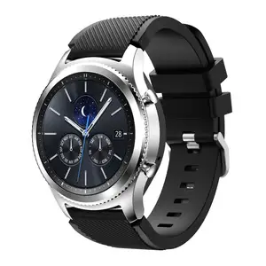 Pulseira de silicone para Samsung S3 Gear S3 Pulseira de reposição para relógio Pro 22mm 20mm