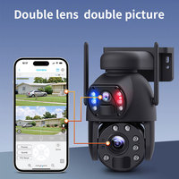 Caméra solaire Goobsafe Q59 avec zoom 20X, double objectif 6MP, PTZ, détection PIR 355, 20000mAh, 20W, 4G WiFi, carte mémoire cloud, sécurité extérieure