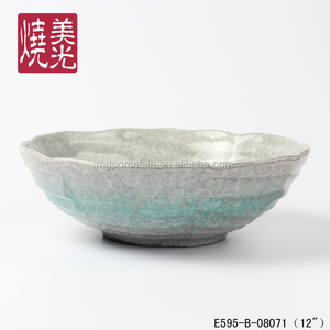 Vajilla de cerámica de terracota hecha a mano para cocina japonesa, apta para lavavajillas, para ensalada, fideos, <span class=keywords><strong>ramen</strong></span>, udon, tazón para servir, para fiestas, estilo rústico. - Product Image 5