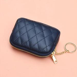 Fashion Designer Luxury Ladies Leather Key-chain <b>Purse</b> Custom Women's Change Pouch Zipper Coin <b>Purse</b> - Product Image 6