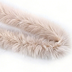 Bordure en fausse fourrure de renard de luxe à poils longs en fibre de polyester pour col de manteau et décoration de bord de sac à main pour <span class=keywords><strong>femme</strong></span> - Product Image 6