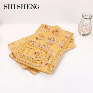 SHI SHENG baru papan manik-manik Kombo bambu untuk DIY gelang kalung membuat perhiasan Aksesori tikar manik-manik nampan