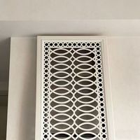 Grilles de sortie d'air décoratives en ABS/alliage d'aluminium