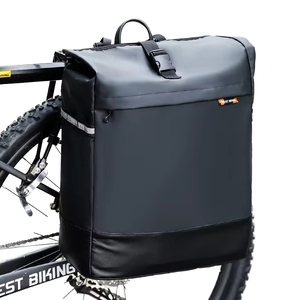 Sacoche de vélo simple côté WEST BIKING, grande capacité, installation facile, réfléchissante, étanche avec fermeture éclair et boucle - Product Image 1