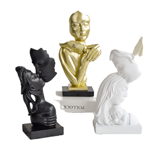 <b>Light</b> Luxury Hand-painted Eco-friendly Anime Christmas Resin Ornament Home Office TV Cabinet Bookshelf Decorations New Year - Product Image 1