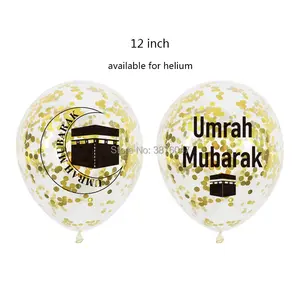 New Umrah Mubarak Banner and Bunting Wall Hanging Decoration for Celebration