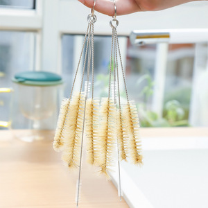 Teapot <b>Brush</b> Set 5 Pc Steel Wire Bristles For Cup Kettle Spout <b>Cleaning</b> Multi Functional Kitchen <b>Cleaning</b> Tool - Product Image 4