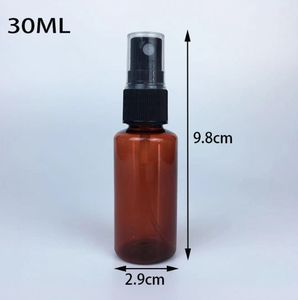 للبيع بالجملة زجاجة بخاخ من البلاستيك العنبر مع زجاجة بخاخ العنبر من البلاستيك الأسود الناعم - Product Image 5