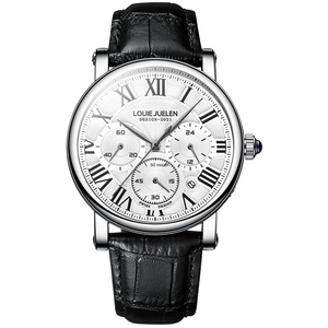 Reloj de Hombre de Alta Gama, Correa de Cuero Impermeable, Caja de Aleación Multifuncional, Esfera con Indicadores de Cuarzo, 42 mm, Producto Original - Product Image 6