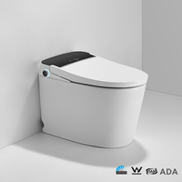 WC intelligent en céramique K1 Aodi One Piece avec chasse automatique, siphon en S, réservoir d'eau intégré dissimulé et anti-refoulement