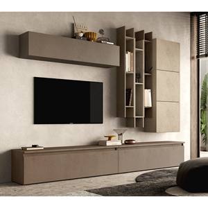 Modulo Soggiorno INFINITY 2.0 ARGILLA/BRONZO - Product Image 1