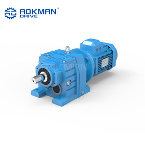 Réducteurs de vitesse de boîte de vitesses hélicoïdale en fonte personnalisable Aokman pour moteur électrique machines industrielles ferme ODM - Product Image 1