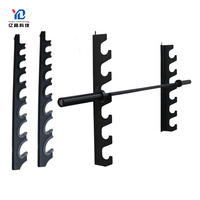 YG-CF01 Poids Support De Barre Mur Barbell Bar Rack Barre De Montage Mural Rack De Stockage De Plaque