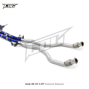 Tuyau d'échappement COC Valvetronic Catback pour <span class=keywords><strong>Audi</strong></span> <span class=keywords><strong>A6</strong></span> <span class=keywords><strong>C7</strong></span> 3.0T 2012-2018 Échappement en titane avec clé de télécommande - Product Image 6